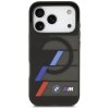 Etui BMW M IML Metal Buttons Tricolor    Lines MagSafe do iPhone 17 Pro czarny